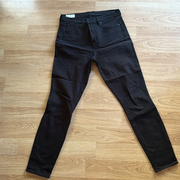 Gap True Skinny High Rise Black Jean-14 Tall - Picture 2 of 4